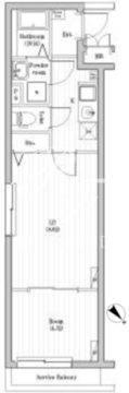 雑司ヶ谷プレイス 404 間取り図