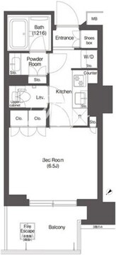 コンフォリア新中野 905 間取り図