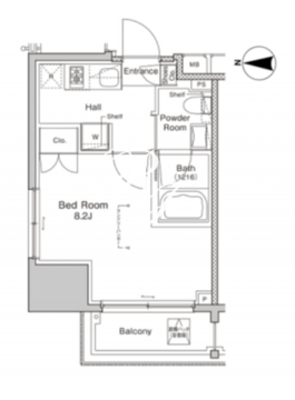 プラウドフラット浅草雷門 601 間取り図