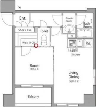レジディア池袋ウエスト 804 間取り図