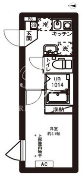 レピュア駒込レジデンス 101 間取り図