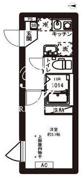 レピュア駒込レジデンス 301 間取り図