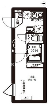 レピュア駒込レジデンス 401 間取り図