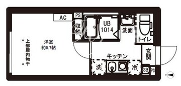 レピュア駒込レジデンス 102 間取り図