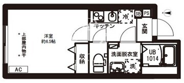レピュア駒込レジデンス 502 間取り図
