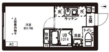レピュア駒込レジデンス 103 間取り図