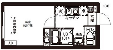 レピュア駒込レジデンス 203 間取り図