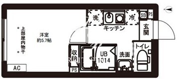 レピュア駒込レジデンス 303 間取り図