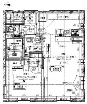 レピュア目黒本町レジデンス 302 間取り図