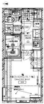レピュア目黒本町レジデンス 204 間取り図