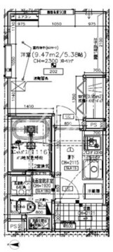 レピュア目黒本町レジデンス 202 間取り図