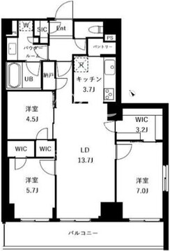 ザ・ケンジントン・レジデンスときわ台 219 間取り図