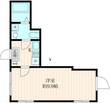 Infina志村三丁目 402 間取り図