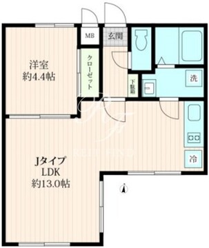 Infina志村三丁目 405 間取り図