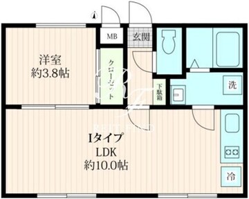 Infina志村三丁目 403 間取り図