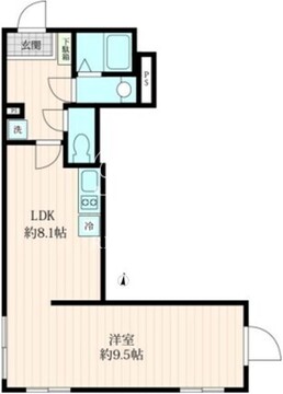 Infina志村三丁目 302 間取り図