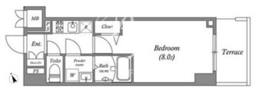 グランパセオ田端 D-505 間取り図