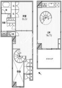 HF目黒行人坂レジデンス 103 間取り図