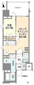 クレヴィア赤羽ステーションテラス 207 間取り図
