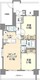 グラーナ上野 201 間取り図
