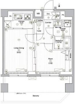 プレミアムキューブG北新宿 409 間取り図