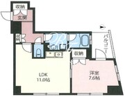 エスティメゾン浅草駒形 602 間取り図