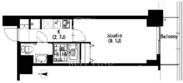 エスティメゾン押上 304 間取り図