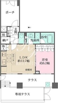 パークハウス飯田橋レジデンス 101 間取り図