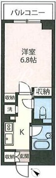 エスティメゾン神田 503 間取り図