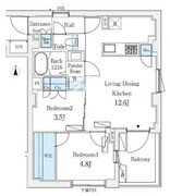 オープンブルーム東向島ウエスト 307 間取り図