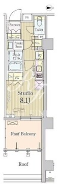 パークアクシス池田山 218 間取り図