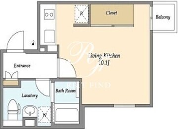 ラピス代々木 203 間取り図