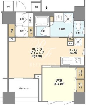 ブランズ大手町 402 間取り図