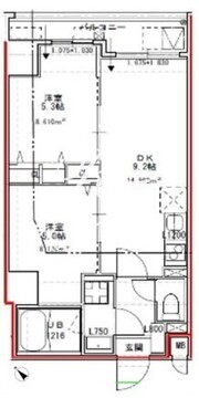 エスレジデンス文京小石川 303 間取り図