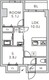 クレアーレ上目黒諏訪山 302 間取り図