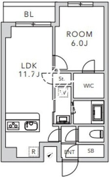 クレアーレ上目黒諏訪山 303 間取り図