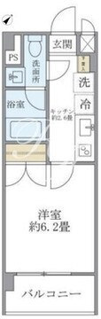 コスモリード西馬込レジデンス 507 間取り図