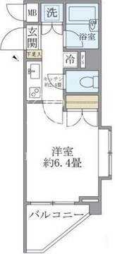 コスモリード西馬込レジデンス 319 間取り図