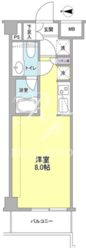 リバーレ蒲田仲六郷 212 間取り図