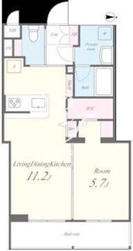DOLCE 205 間取り図