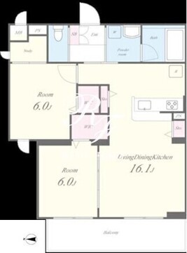 DOLCE 307 間取り図