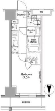 ザ・パークハビオ木場 315 間取り図