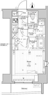 プレミアムキューブG市谷甲良町 804 間取り図