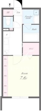 アールコート早稲田 207 間取り図