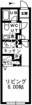 プライムアーバン学芸大学 205 間取り図