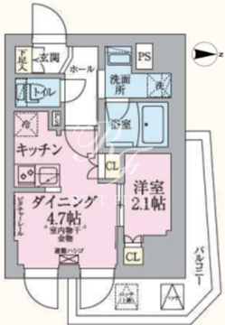 アークマーク板橋大山 305 間取り図