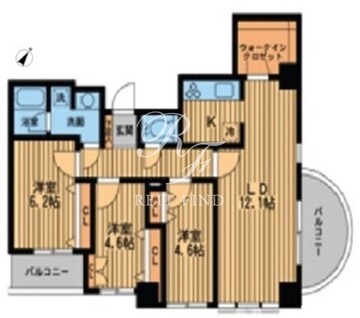 プライムアーバン新川 604 間取り図