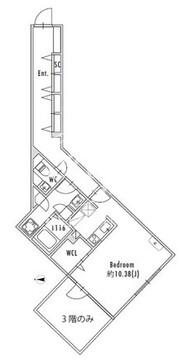 グランパセオ下北沢 305 間取り図