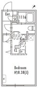 グランパセオ下北沢 406 間取り図 ?>