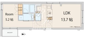 エスセナーリオ青葉台デュオ2 213 間取り図
